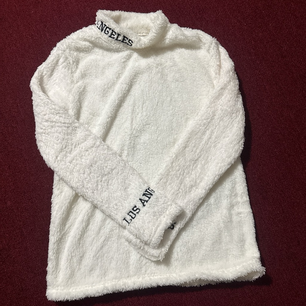 NFINITY White Cowl Turtleneck Sweater